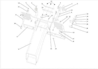 Chute and collector assy OM 106S/17,5H Cat.2013 Garden tractor