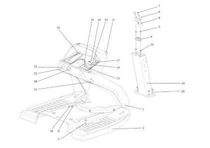 Dashboard OM 106S/24H 4X4 Cat.2013 Garden tractor
