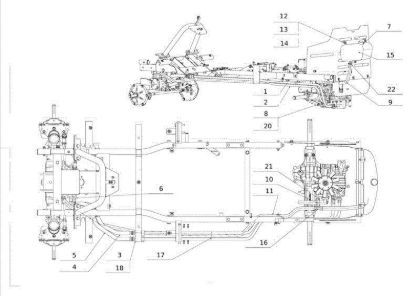 Hydraulic distribution APACHE 92 4x4 EVO Cat.2014 Garden tractor