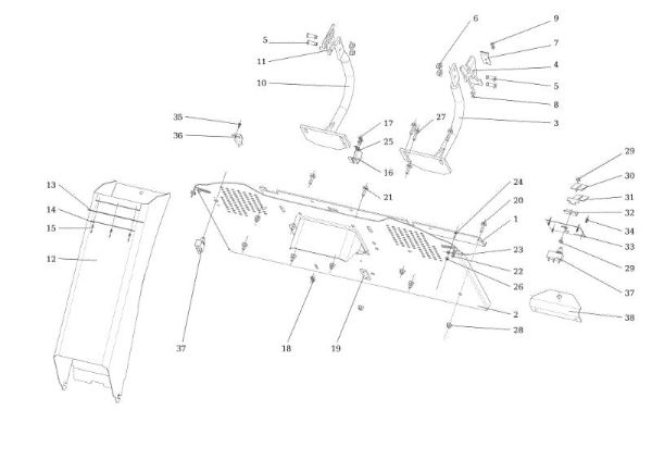 Chute and collector assy OM 106S/24H 4X4 France Cat.2014 Garden tractor