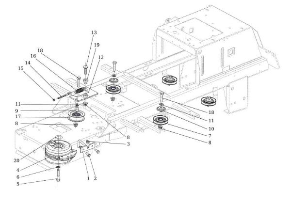 Clutch pulley OM 106S/24H 4X4 France Cat.2014 Garden tractor