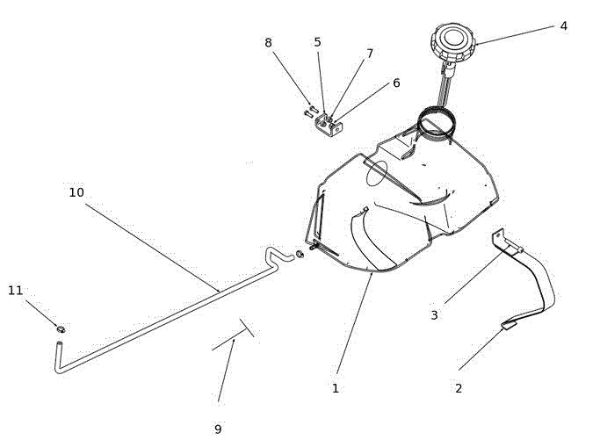 Tank OM 106S/24H 4X4 France Cat.2014 Garden tractor