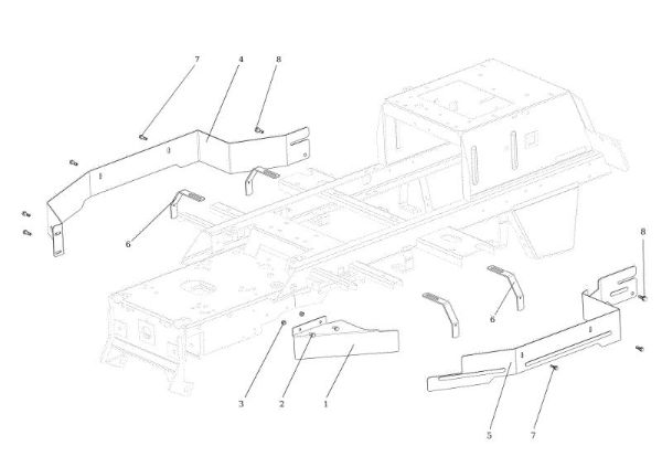 Belts guard OM 106S/24H 4X4 France Cat.2014 Garden tractor