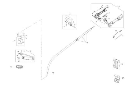 Transmission BC 22 TR (EURO 1) Brushcutter