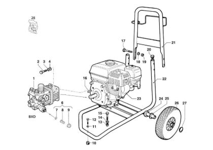 Deck PWX 200 C High-pressure washer