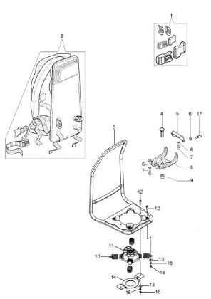 Frame OM 43 BP Brushcutter