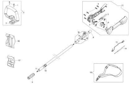 Transmission BC 240 HL Hedgetrimmer