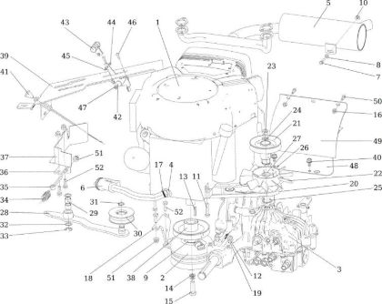 Engine APACHE 92 4x4 EVO Cat.2015 Garden tractor
