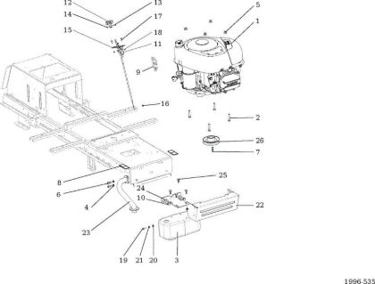 Engine OM 107 L/17,5 H Cat. 2015 Garden tractor