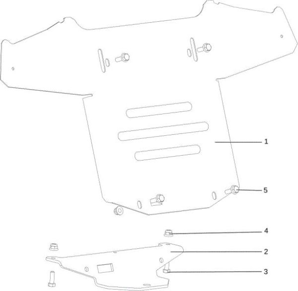 Hood (2/3) OM 107 L/16 KH (K1600AVD) Cat. 2015 Garden tractor