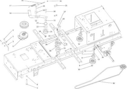 Clutch OM 124/22 H Cat. 2015 Garden tractor