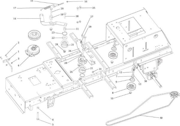 Clutch OM 124/24 KH (K2400AVD V-Twin) Cat. 2015 Garden tractor