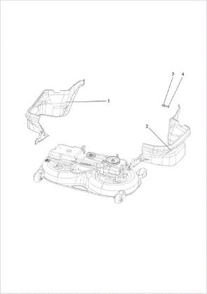 Mowing deck (2/2) OM 124/24 KH (K2400AVD V-Twin) Cat. 2015 Garden tractor