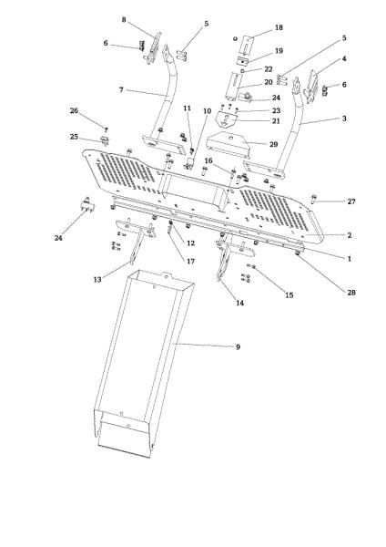 Chute and collector assy OM 106/24 KH (K2400AVD V-Twin) Cat. 2016 Garden tractor