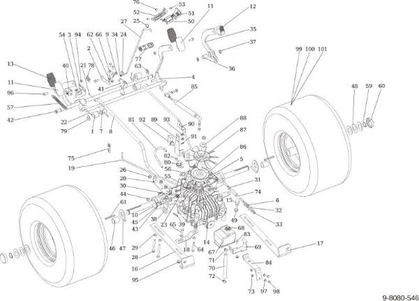 Transmission OM 124/22 H Cat. 2016 Garden tractor