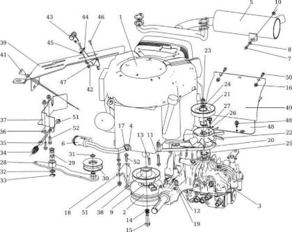 Engine APACHE 92 EVO (K2400AVD V-Twin) Cat.2016 Garden tractor