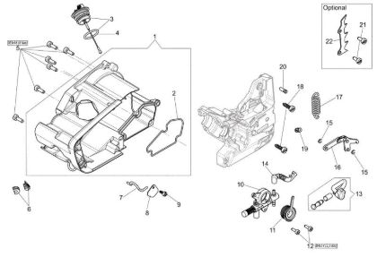 Crankcase GST 360 Chainsaw