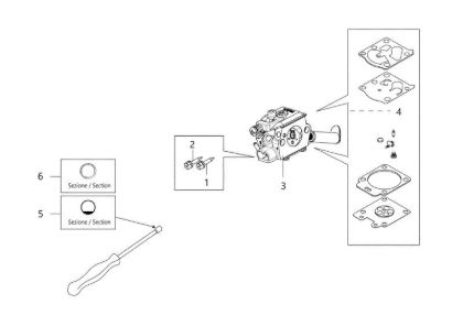 Carburetor WT-1192 GST 360 Chainsaw