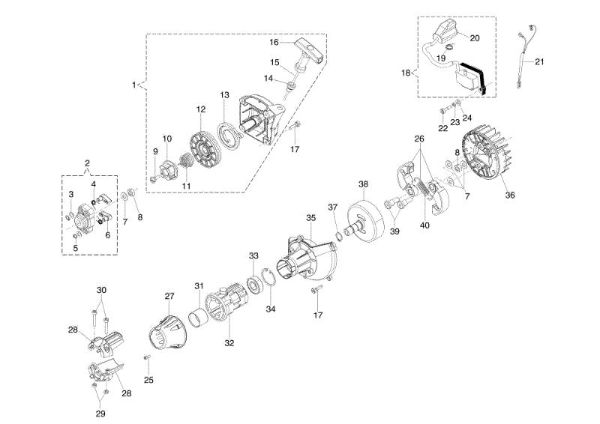Ignition system SPARTA 441 S Brushcutter
