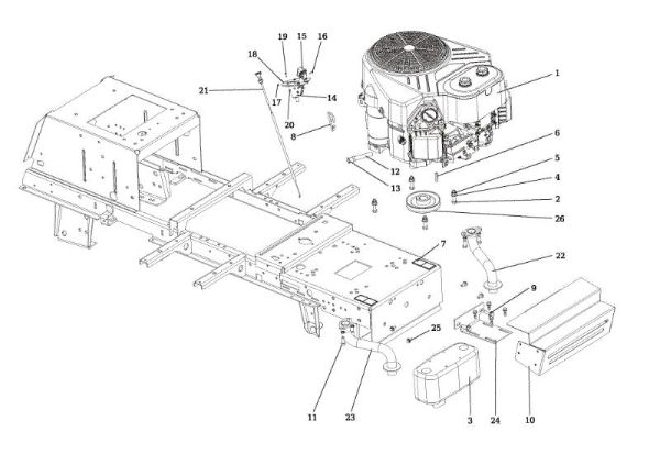 Engine OM 106/24 KH (K2400AVD V-Twin) Cat. 2017 Garden tractor