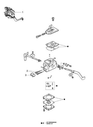 Carburetor BC 241 S Brushcutter