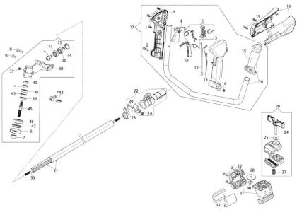 Transmission BC 241 T Brushcutter