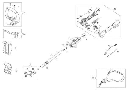 Transmission Power unit BC 241 D (Ø 24/26 mm)
