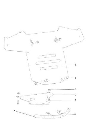 Hood (2/3) OM 107 L/16 KH (K1600AVD) Cat. 2018 Garden tractor