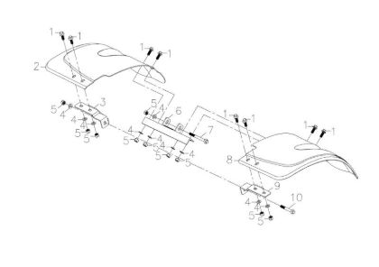 Tiller hood MH 198 RK (K800 HC) 35cm Rotary tiller