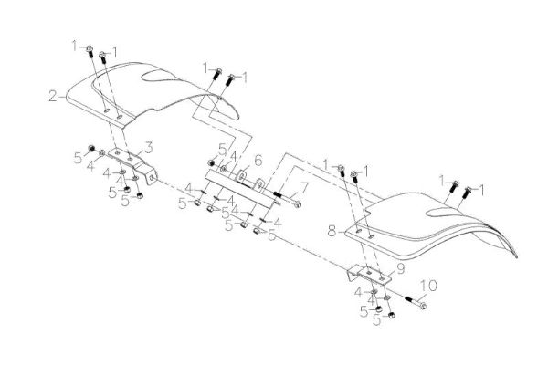 Tiller hood MH 198 RK (K800 HC) 35cm Rotary tiller