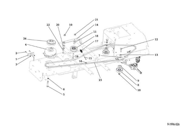 Clutch pulley OM 92/16KH (K1600AVD) Cat. 2018 Garden tractor