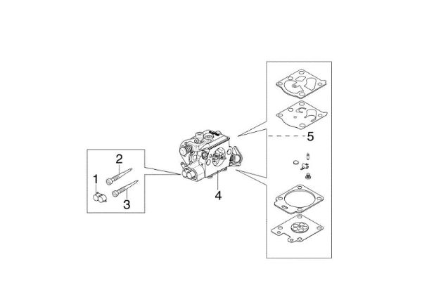 Carburetor WT-780G GS 45 (Euro 1) Chainsaw