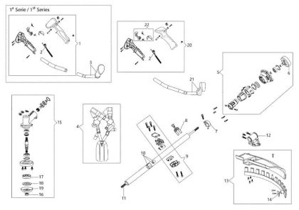 Transmission D.28 mm (01-01-2020) BCH 400 T Brushcutter
