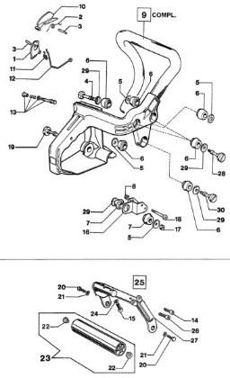 Handle 264 TTA Power cutter