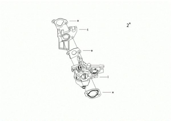 Carburetor MH 175 RKS (K800 HT - EURO5) Rotary tiller
