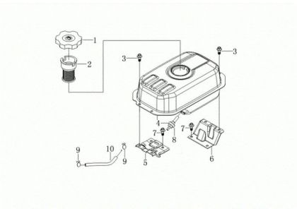 Tank MH 175 RKS (K800 HT - EURO5) Rotary tiller