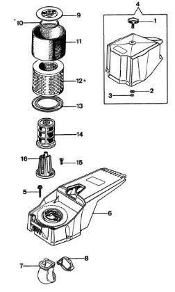 Air filter 999 TTA Power cutter