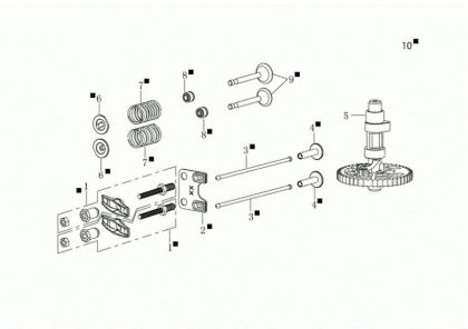 Reed valve kit G 44 TK COMFORT PLUS (K605) EURO 5 Lawnmower