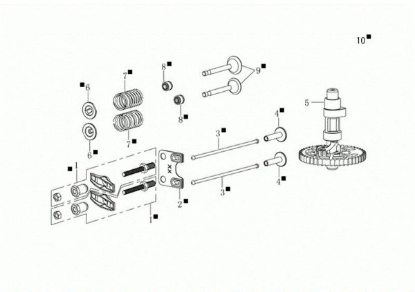 Reed valve kit G 44 TK COMFORT PLUS (K605) EURO 5 Lawnmower