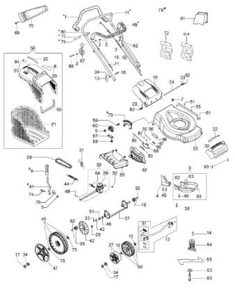 Illustrated parts list G 48 TK ALLROAD PLUS 4 (K655) EURO 5 Lawnmower