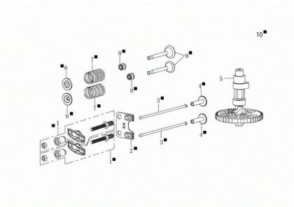 Reed valve kit G 48 TK ALLROAD PLUS 4 (K655) EURO 5 Lawnmower