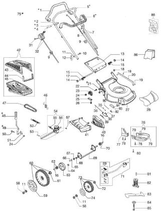 Illustrated parts list GV 48 TK ALLROAD PLUS 4 (K655) EURO 5 Lawnmower