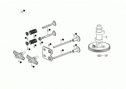 Reed valve kit MAX 53 TK ALLROAD ALUMINIUM (K805) EURO 5 Lawnmower