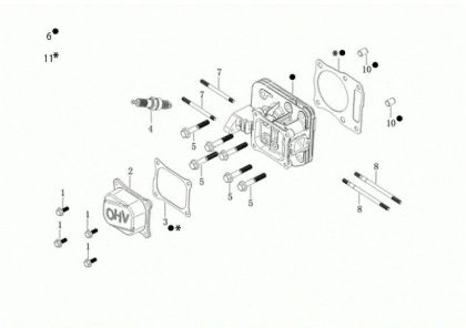 Top cover G 53 PK COMFORT SD (K 805) EURO 5 Lawnmower