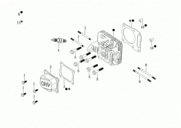 Top cover G 53 PK COMFORT SD (K 805) EURO 5 Lawnmower