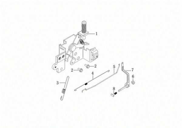 Control lever G 53 VK ALLROAD PLUS 4 (K805) EURO 5 Lawnmower