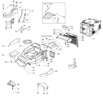 Deck LUX 55 TBI EURO 5 Lawnmower