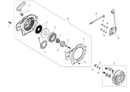 Ignition system GSH 40 (Euro 1) Chainsaw