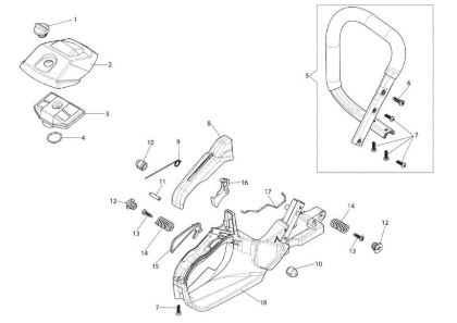 Handle GSH 40 (Euro 1) Chainsaw