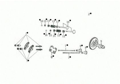 Valves WB 65 (K1100 H) Flail mowers